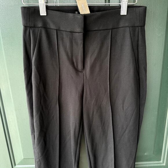 NWT J. Crew Black Demi-boot Ponte Pant Women's Sz 0 Knit Office Professional - Picture 3 of 6